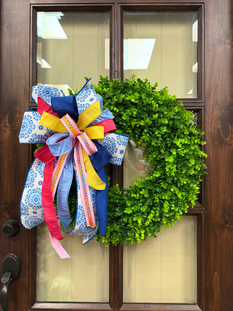Sunny Chinoiserie Garden Luxe Bow - BOW ONLY 🎀