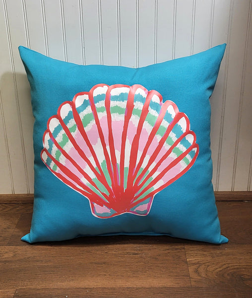 Pillow Covers Shell Throw Pillows COMIO Nautical Coastal Throw