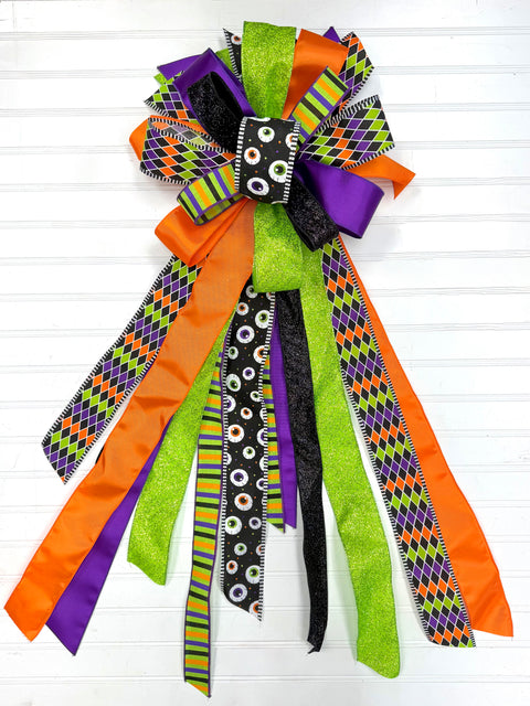 Halloween Bow - XL-Large Streamer