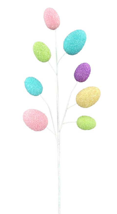 Sugared Egg Spray x8 - Pastels