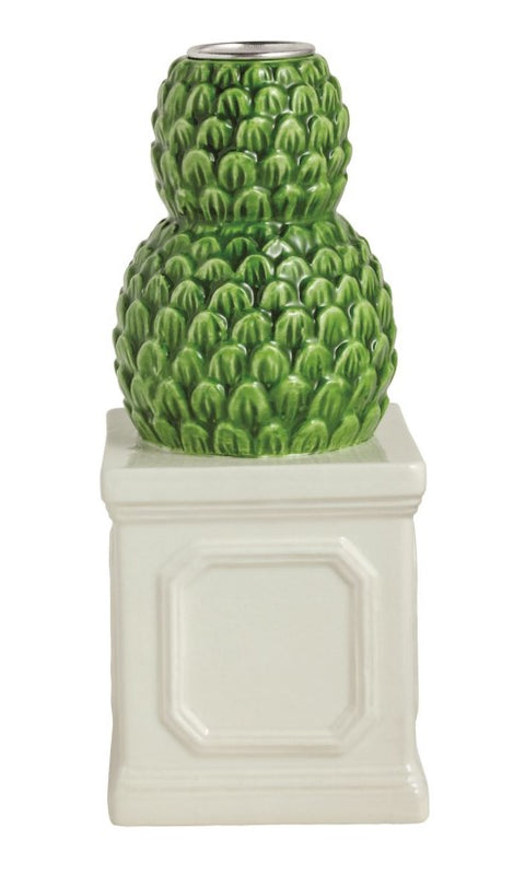 Large Topiary Taper Candle Holder