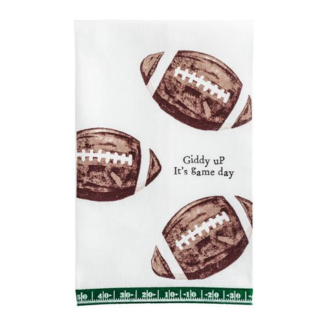 Giddy Up Tailgate Football Hand Towel
