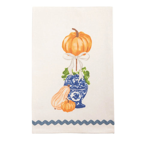 Pumpkin Topiary Hand Towel