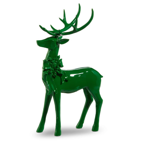 13.75" Deer - Green