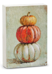 10" Pumpkin Stack Trio Block
