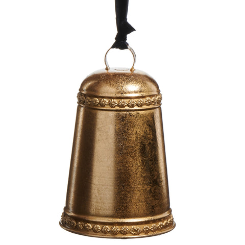 9.5" Bell Ornament - Gold