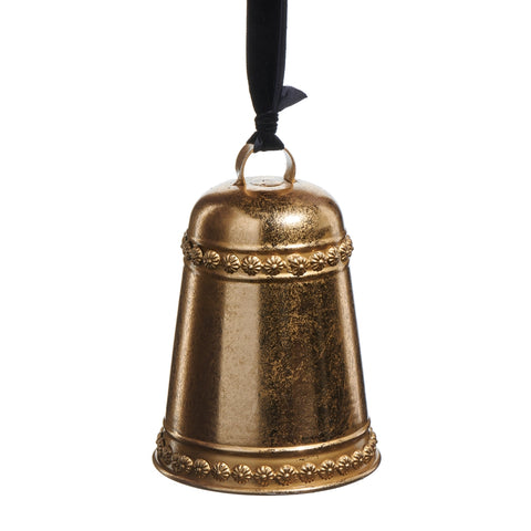7" Bell Ornament - Gold