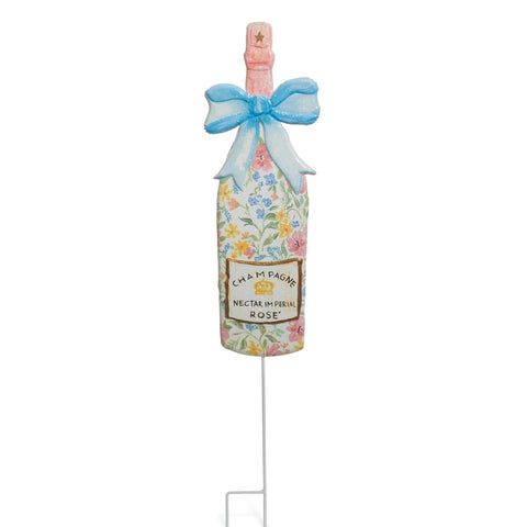 31" Champagne Fleur Garden Stake - Multicolored