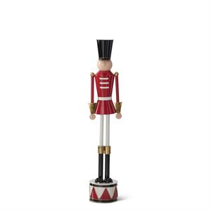 20.75" Metal Soldier - Black/White/Red