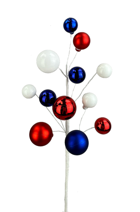 16" Ornament Spray - Patriotic