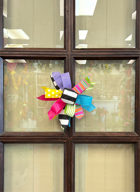 Spring-Bow - Small Puff-You choose colors!!