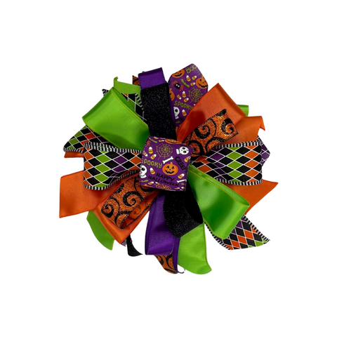 Halloween Bow-Large Puff
