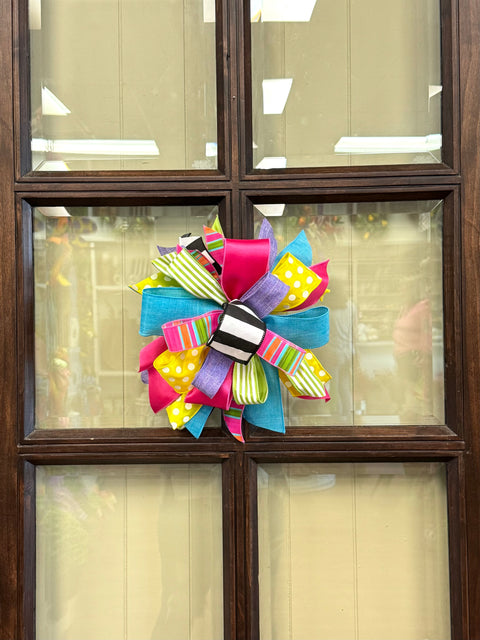 Spring-Bow - Large Puff-You choose colors!!