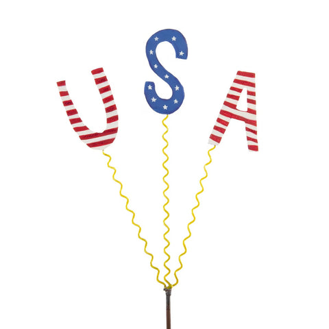 USA Trio Metal Stake - Patriotic