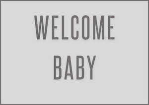 Welcome Baby Door Hangers