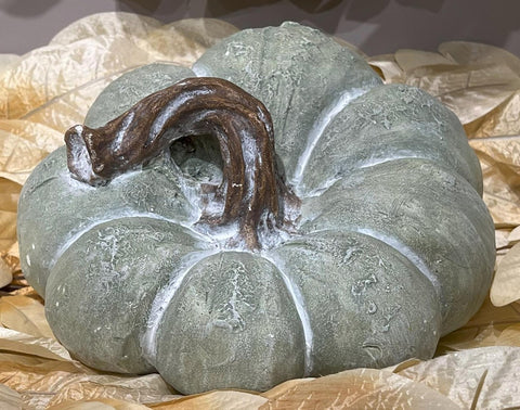 10" Distorted Pumpkin - Dark Green - RESIN