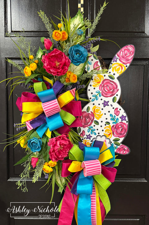 Artful Bunny Wreath