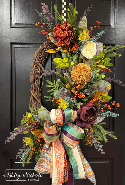 Autumn Days Fall Wreath