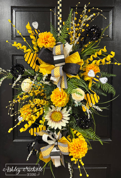 *READY to SHIP* - Beehive Teardrop Swag