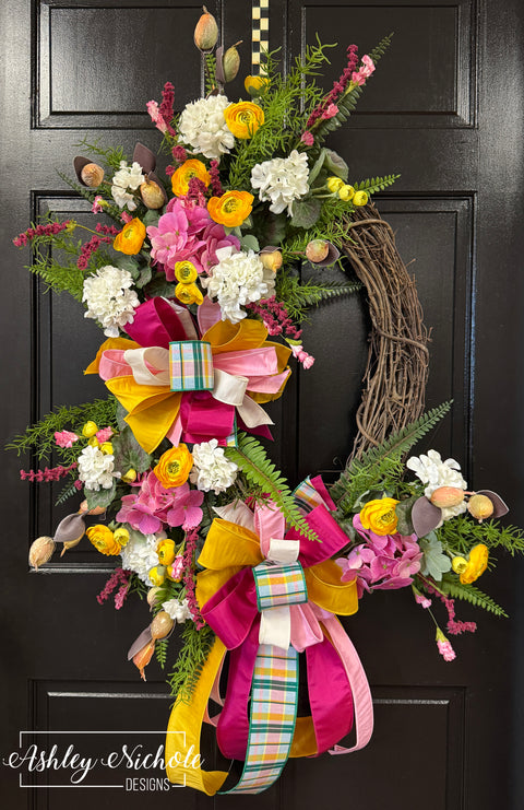 Bloom & Grow Floral Wreath