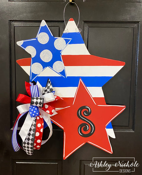 Bursts of Stars Door Hanger