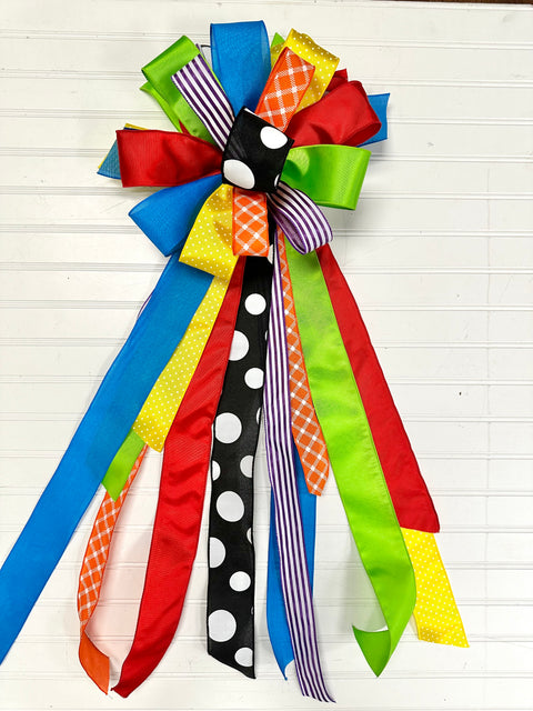 Summer Bow With Reds - XL-Large Streamer