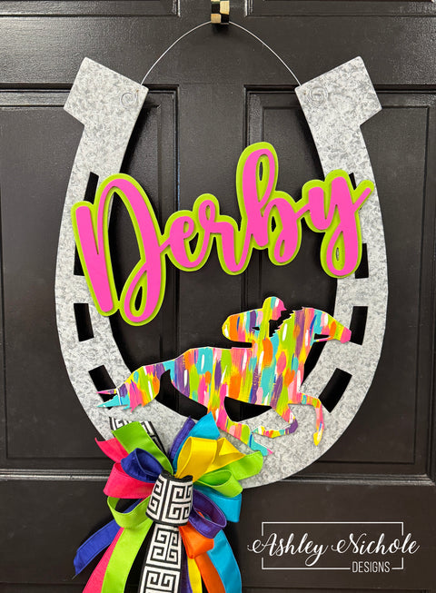 Derby Abstract Door Hanger