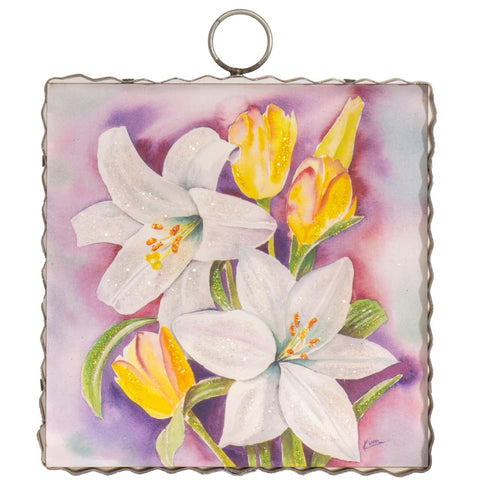Mini Lilies Print Charm