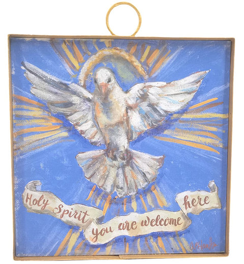 Mini Art Spirit Dove Print Charm
