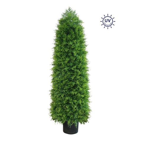 48"H Outdoor Front Porch Cedar Tree - UV Protected