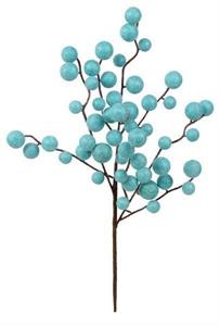 17" Waterproof Frosted Mixed Berry Pick - Shiny Ice Blue