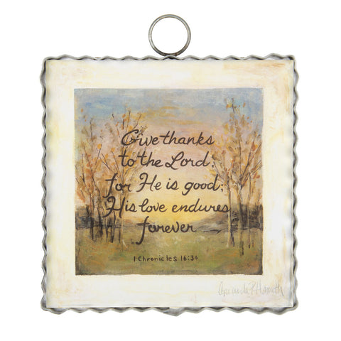 Mini The Lord is Forever Good Print Charm