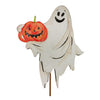 Ghost and Pumpkin - Metal Stake