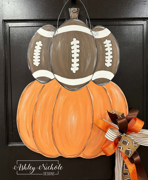 **Fall, Family & Football Door Hanger