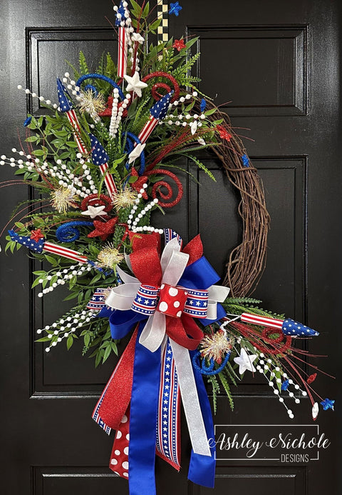 Fireworks & Sparklers Wreath
