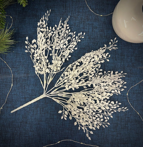 16"MINI BOXWOOD BUSH-WHITE