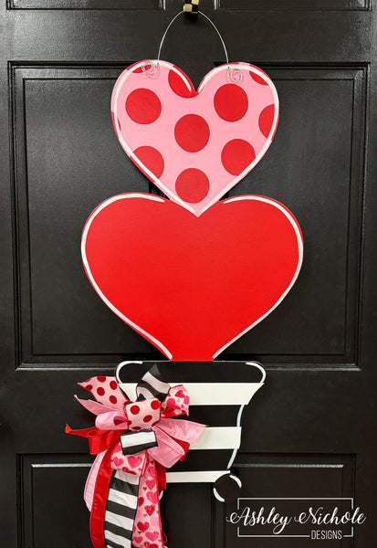 HANGRY & ANGRY タンクトップ 飾り付き HeartTopiaryValentineDoorHange