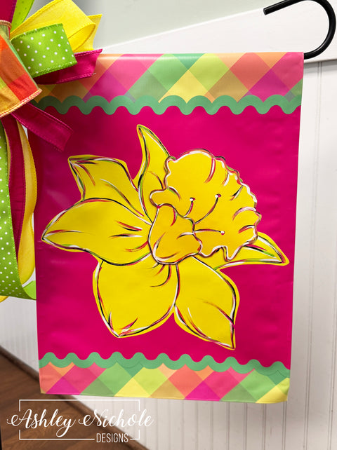 Daffodil Spring - Vinyl Garden Flag