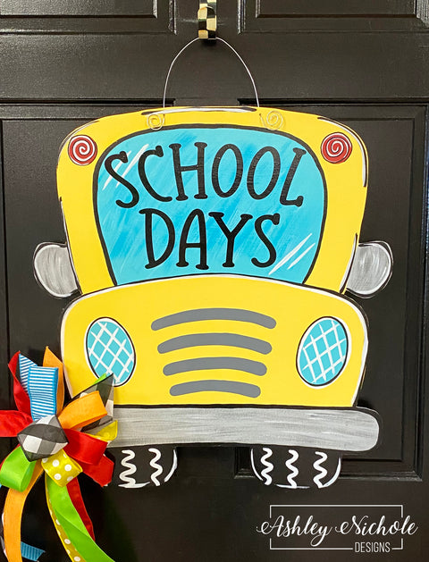 School Bus Door Hanger