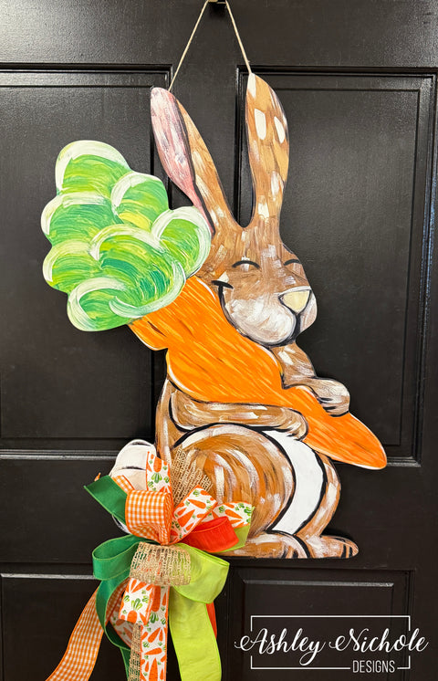 Garden Bunny - Door Hanger (UV PRINTED Only)