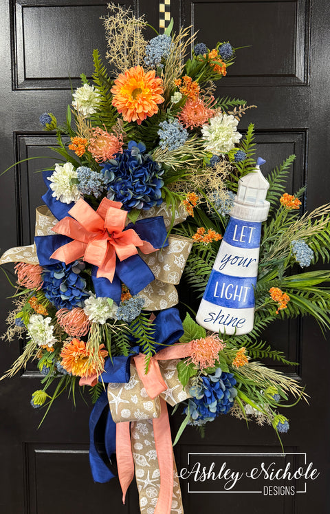 A Beacon of Hope Lighthouse Wreath
