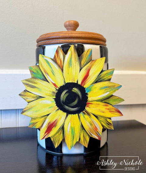 Abstract Sunflower - Mini Piece (Magnet/Velcro)