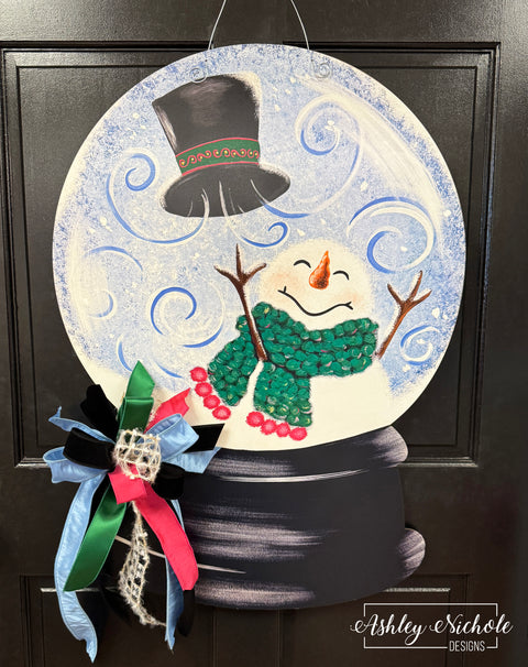 Snow Much Fun Snow Globe- Door Hanger (UV PRINTED Only)