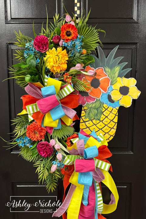 Tropical Pineapple Wreath