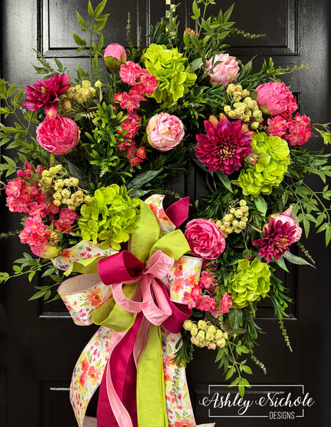 *READY to SHIP* - Heirloom Rose Garden Wreath