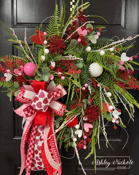 **Love Always Wins Valentines Wreath **