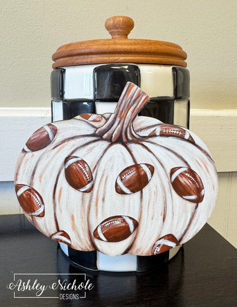 Touchdown Pumpkin - Mini Piece (Magnet/Velcro)
