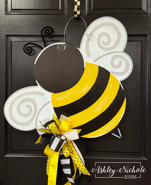 Bumble Bee Door Hanger (Hand-Painted)