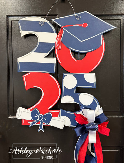 Graduation Year Stacked - Door Hanger