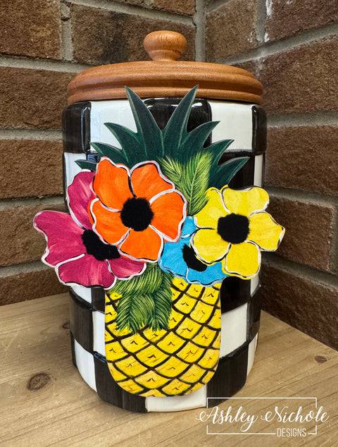 Tropical Pineapple - Mini Piece (Magnet/Velcro)